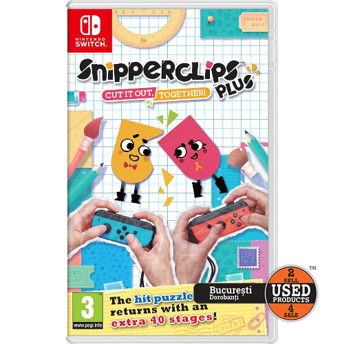 Snipperclips Plus Cut it out together - Joc Nintendo Switch