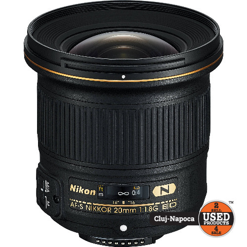 Obiectiv foto Nikon AF-S 20mm 1:1.8 G ED N Obiectiv foto Nikon AF-S 20mm 1:1.8 G ED N