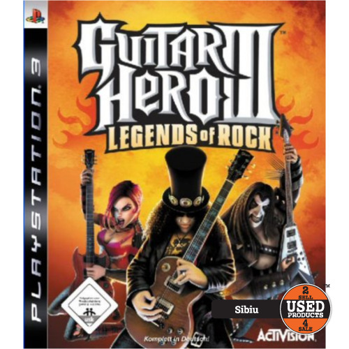 Guitar Hero III Legends of Rock - Joc PS3
