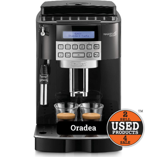 Espressor Automat Delonghi Magnifica S Plus ECAM 22.320 SB , 1450 W, 15 bar, 1.8 l, Rasnita integrata, Negru
