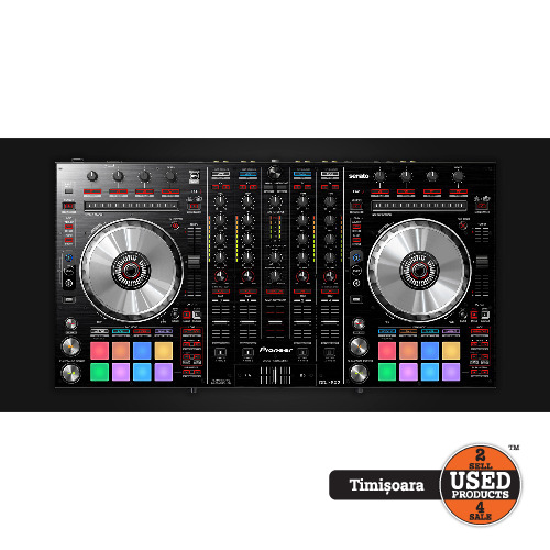 Consola DJ Pioneer DDJ-SX2, 2 canale, compatibil Serato DJ PRO, mixer standalone, jog-uri mari cu latență mică
