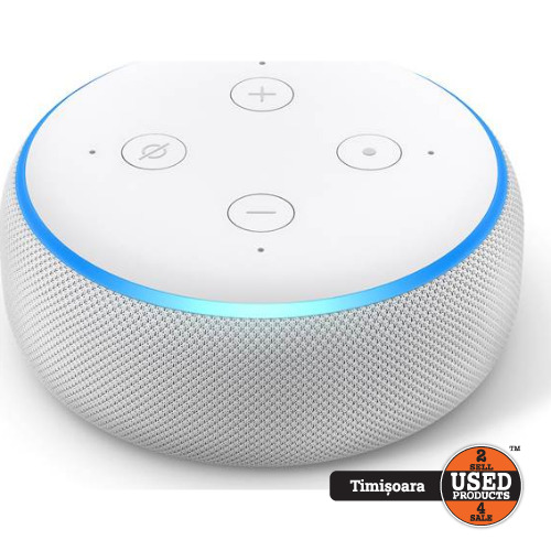 Boxa Inteligenta Amazon Echo Dot Gen 3, Wireless, D9N29JT, White
