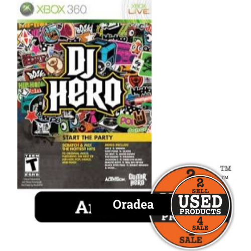 DJ Hero - Joc Xbox 360, fara accesorii
