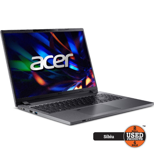 Laptop Acer TravelMate P2 16 - N23Q14, 16 Inch FHD, Intel Core i7 1355U, 32 Gb RAM DDR4, 1 Tb SSD, Intel UHD Graphics, Ethernet, HDMI, Senzor Amprenta, Tastatura QWERTZ
