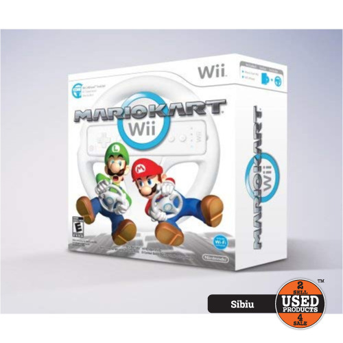 Mario Kart + Wii Wheel - Joc Nintendo Wii
