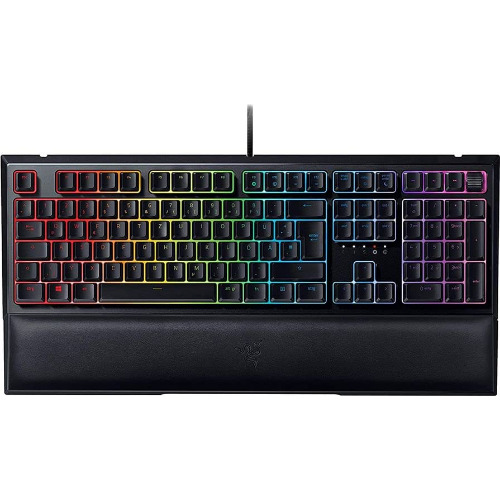 Tastatura Gaming semi-mecanica Razer ORNATA v2, RZ03-0338, Chroma RGB, Mecha-Membrane Switch, Control multimedia
