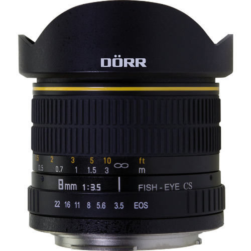 Obiectiv Dorr 8mm 1:3.5 Fish-Eye CS, Montura Nikon
