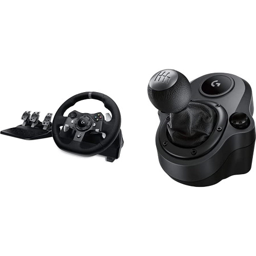 Set Volan Gaming cu pedale Logitech G920 compatibil Xbox ONE / PC, Schimbator Logitech Driving Force Shifter
 Set Volan Gaming cu pedale Logitech G920 compatibil Xbox ONE / PC, Schimbator Logitech Driving Force Shifter