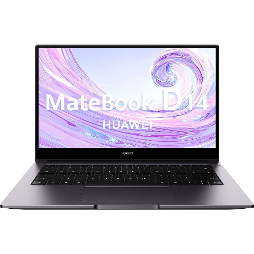 Laptop Huawei Matebook D14 NbB-WAH9Q, 14 inch, Full HD, Intel Core i5-10210U de la 1.60 GHz - 4.20 GHz, 8 Gb RAM, SSD 512 Gb, Intel UHD Graphics, Mystic Silver
