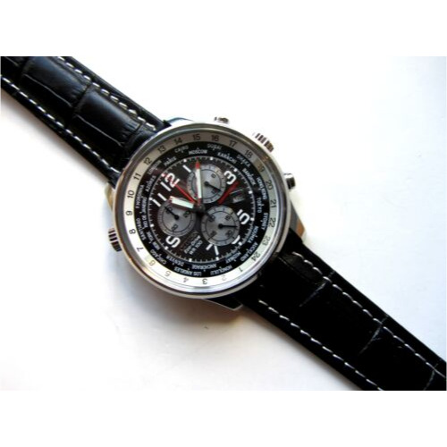 Ceas barbatesc Citizen Chronograph Eco-Drive AT0361-06E, Quartz, 40 mm
