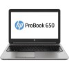 Laptop HP ProBook 650 G2, Display 15.6 inch HD, Intel Core i7-6600U 2.6 GHz, 16 Gb RAM, SSD 256 Gb, USB-C, HDMI, Ethernet, Slot SIM, Grey