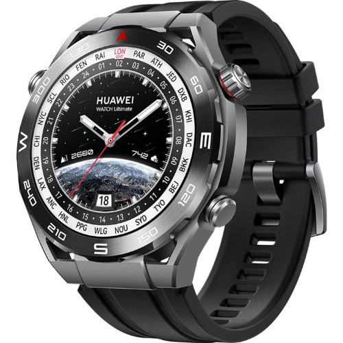 Smartwatch HUAWEI Watch Ultimate Expedition Black CLB-B19, 48mm LTPO AMOLED, 10ATM,Bratara silicon, Android, iOS
