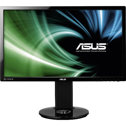 Monitor Gaming LED ASUS VG248QE, 24 inch, FHD, 144Hz, 1Ms, Boxe, nVidia 3D Vision Ready, Black