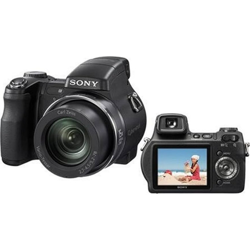 Aparat foto digital Sony Cybershot DSC-H7 8.1MP, 15x Optical Image Stabilization Zoom, negru
