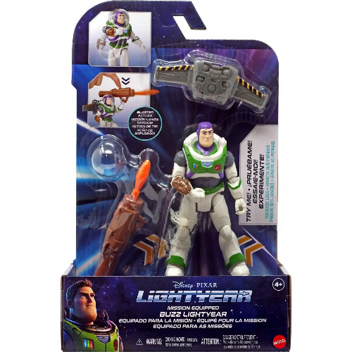 Figurina Mattel Disney Pixar Buzz Lightyear Mission Equipped, 13 Cm
