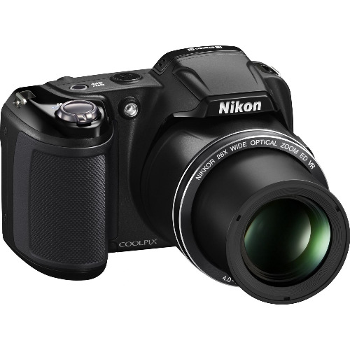 Aparat foto digital Nikon Coolpix L810, 16.1MP, Ecran LCD 3 inch, Inregistrare video HD 720p, Obiectiv Nikkor 22.5–585 mm, 26x ZOOM, Negru
