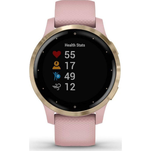 Smartwatch Garmin Vivoactive 4S, 40mm, Bluetooth, GPS, 5ATM, iOS, Android, Dust Rose/Light Gold