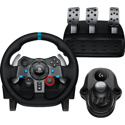 Volan Gaming LOGITECH Driving Force G29 (PC/PS3/PS4/PS5) Si Schimbator Viteze Logitech G Driving Force Shifter G29/G920 W-U0003

