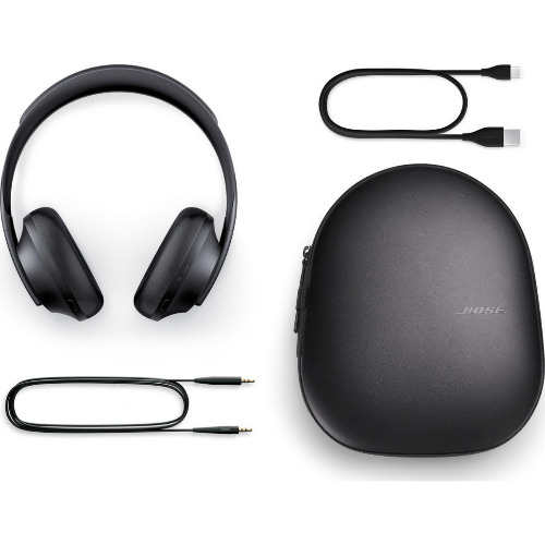 Casti wireless Over-Ear Bose 700, Noise Cancelling, BT, USB-C, Google Assistant, Alexa, Autonomie pana la 20h, Black
