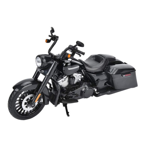 Macheta Moto de colectie Maisto Harley Davidson 2017 Road King Special, H-D Custom, Scara 1/12, Negru
