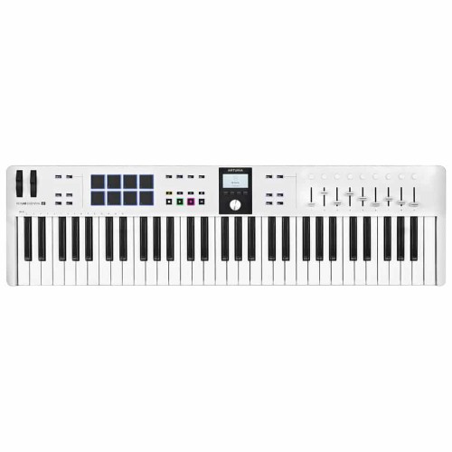 Controller MIDI Arturia KeyLab Essential 61 MK3, White Edition
