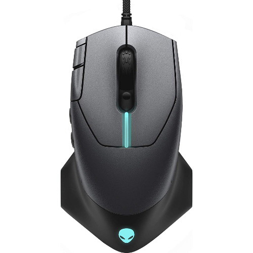 Mouse Gaming Alienware 510M, 16000 dpi, Iluminare RGB, 10 butoane, Optic, USB, Negru
