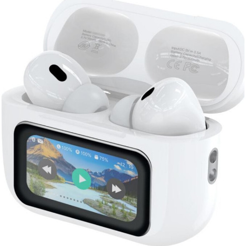 Casti Wireless In-Ear Cento TWS T102 LCD, Display Tactil, IOS / Android, White (Produs Nou!)
 Casti Wireless In-Ear Cento TWS T102 LCD, Display Tactil, IOS / Android, White (Produs Nou!)