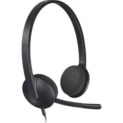 Casti audio Call Center Logitech H340, Microfon, USB
