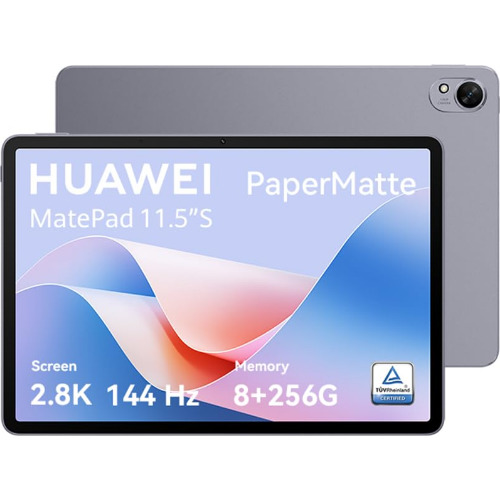 Tableta Huawei MatePad 11.5 Inch S, PaperMatte Edition, 256 Gb, 8 Gb RAM, Wi-Fi, Space Gray + Huawei Smart Magnetic Keyboard, TGR-KB11, Black + Huawei M-Pencil, CD54-S
