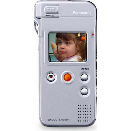 Aparat Foto-Video Compact Panasonic D-Snap SV-AS10, 2.0 Mp, Digitala, Stocare pe Card SD, Afisare Data-Ora, Silver
