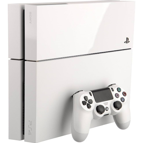 Consola SONY PlayStation 4 (PS4) 500 Gb, White + Controller
