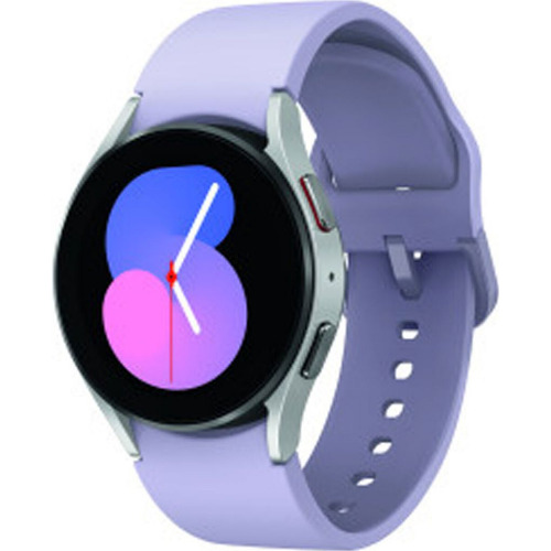 Smartwatch Samsung Galaxy Watch5, 40mm, Bluetooth, Wi-Fi, GPS, SM-R900, Silver, Purple Strap
