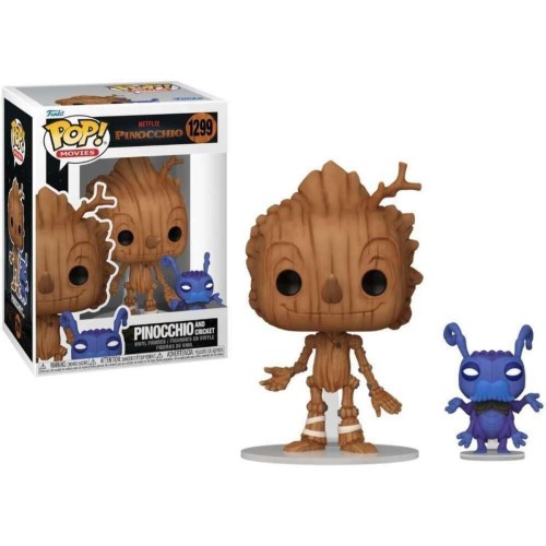 Figurina de vinil Funko POP! Movies Netflix Pinocchio and Cricket, 1299
