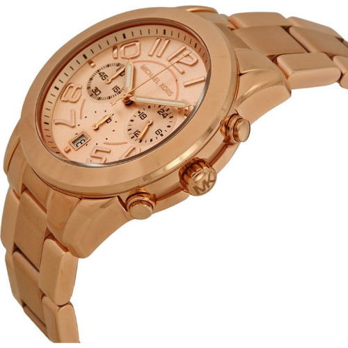 Ceas de Dama Michael Kors Mercer MK5727, 41mm, Quart, Otel inoxidabil, 10 ATM, Analog, Pink Gold Ceas de Dama Michael Kors Mercer MK5727, 41mm, Quart, Otel inoxidabil, 10 ATM, Analog, Pink Gold