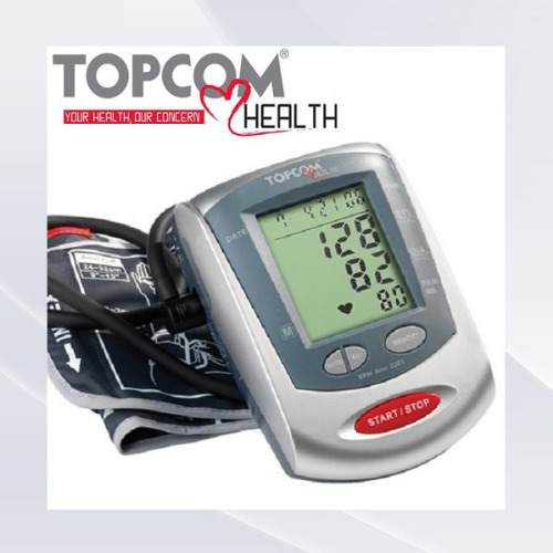 Tensiometru Digital de Brat Topcom BPM ARM 3301 Electronic, Oscilometrica, 4 x baterii AA, Automata cu Pompa
