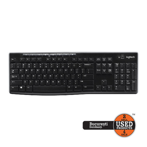 Tastatura Logitech K270, Wireless, Negru (Produs NOU!)
