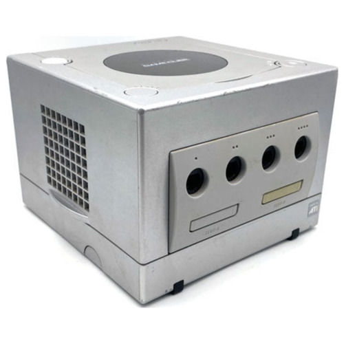 Consola retro Nintendo GameCube DOL-001 + 2x Controller compatibil, Silver
 Consola retro Nintendo GameCube DOL-001 + 2x Controller compatibil, Silver