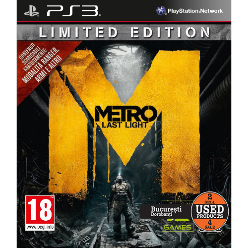 Metro Last Light - Joc PS3
