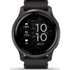 Smartwatch Garmin Venu 2, 45mm, Bluetooth, GPS, 5 ATM, Slate Stainless Steel Bezel, Black Case