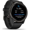 Smartwatch Garmin Venu 2, 45mm, Bluetooth, GPS, 5 ATM, Slate Stainless Steel Bezel, Black Case