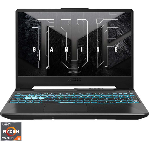 Laptop gaming ASUS TUF A15 FA506NF 15.6" AMD Ryzen 5 7535HS pana la 4.55GHz, 16Gb, 512Gb SSD, NVidia GeForce RTX 2050 4Gb GDDR6, Full HD, IPS, 144Hz, Graphite Black
