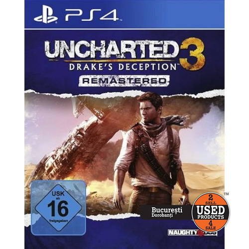 Uncharted 3 Drake's Deception Remasterd - Joc PS4
