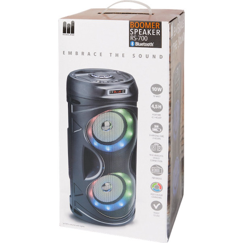 Boxa Portabila Roseland RS-700 Bluetooth,FM radio,TF card reader,USB, RGB
