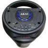 Boxa portabila activa Akai ABTS-530BT, 5W, Bluetooth, USB, Micro SD card slot, Intrare microfon, Lumini difuzor, Negru