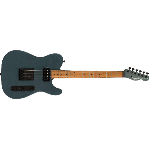 Chitara Electrica Fender Squier Contemporary Telecaster GMM, 2 Corzi, 22 Taste, Corp dim Plop, Gat Artar tratat ceramic, Gunmetal Metallic