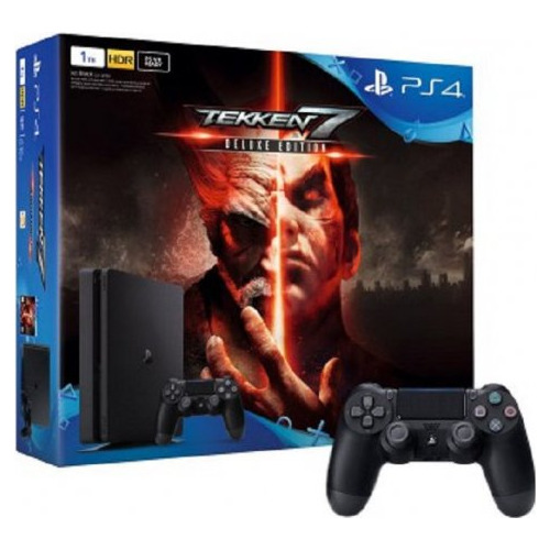 Consola SONY PlayStation 4 Slim 1 Tb + Controller + Joc Tekken 7
