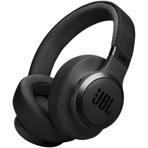 Casti Audio Over Ear JBL LIVE 770NC, Microfon, Bluetooth, Noise Cancelling, Negru
