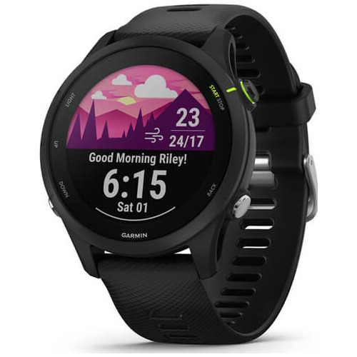 Smartwatch Garmin Forerunner 255 Music, 46mm, HR, Multisport, 5ATM, iOS, Android, Black