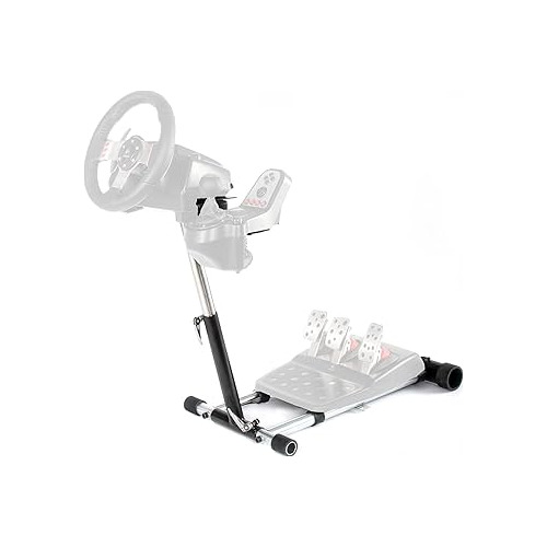 Wheel Stand Pro, Stand pentru volan, Ajustare 360 grade, Anti-alunecare, Metal, Pliabil, Compatibil cu Logitech G25, G27, G29, G920, Saitek Fligh Yoke, Thrustmaster T300RS, T500RS, TX, T150, TMX, Hotas
