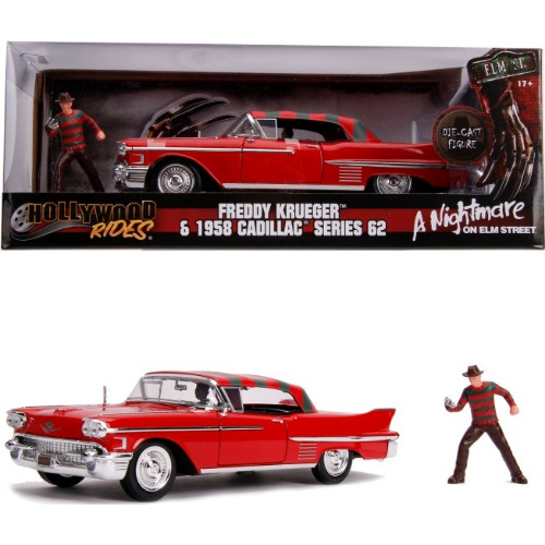 Macheta metalica - Freddy Krueger, 1958 Cadillac Model 62, 1:24
